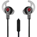 Fuse Sport Earbuds with Microphone (Black)-Headphones & Headsets-JadeMoghul Inc.