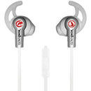 Fuse Sport Earbuds with Microphone (White)-Headphones & Headsets-JadeMoghul Inc.