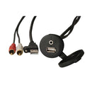 FUSION MS-CBUUSB3.5 Panel Mount USB 3.5mm Headphone Jack [010-12381-00]-Accessories-JadeMoghul Inc.