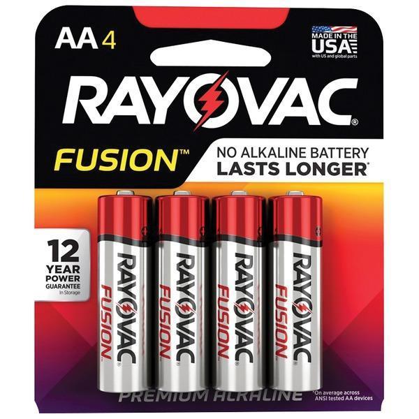 FUSION(TM) Advanced Alkaline AA Batteries, 4 pk-Round Cell Batteries-JadeMoghul Inc.