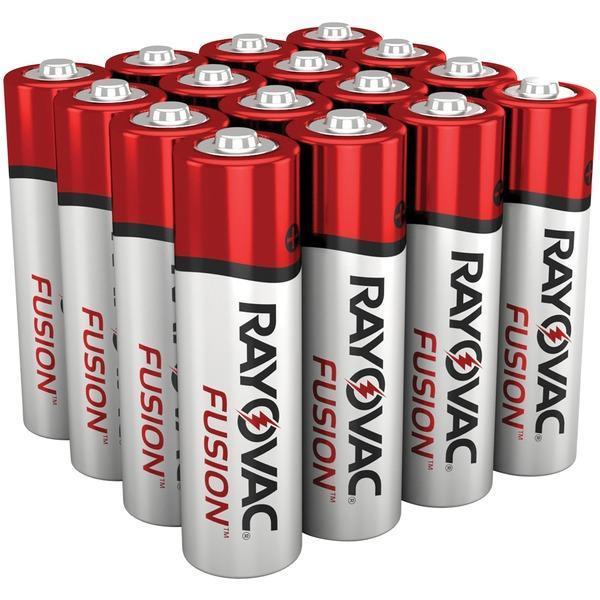 FUSION(TM) Long-Lasting Alkaline Batteries (AA, 16 pk)-Round Cell Batteries-JadeMoghul Inc.
