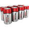 FUSION(TM) Long-Lasting Alkaline Batteries (D, 8 pk)-Round Cell Batteries-JadeMoghul Inc.