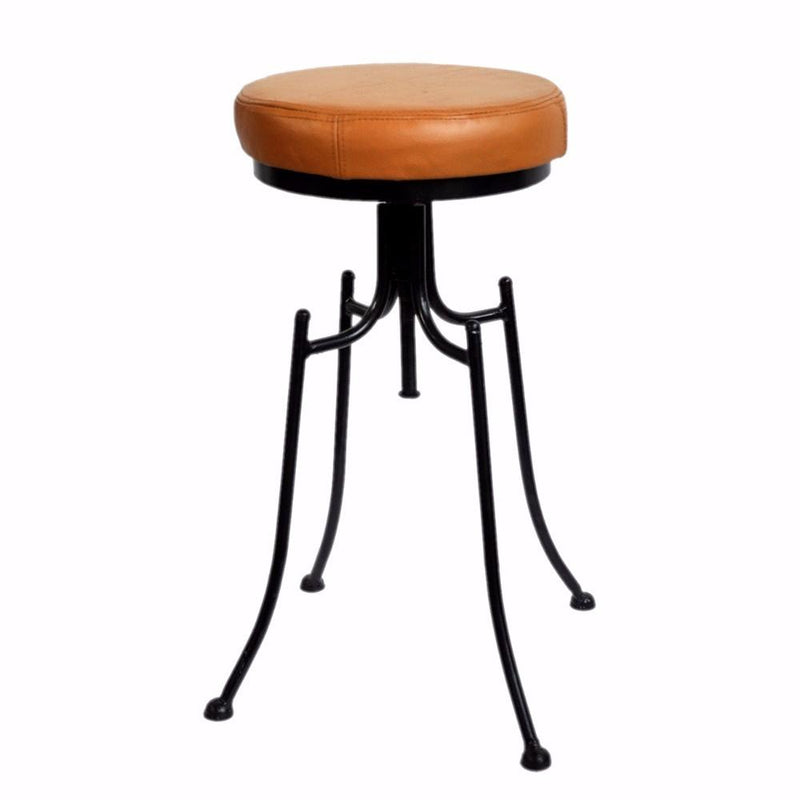 Gallant Array Dorsett Bar Stool-Bar Stools and Counter Stools-Brown-METAL LEATHER-JadeMoghul Inc.