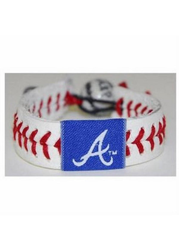Gamewear MLB Leather Wrist Band - Braves (Blue)-Gamewear-JadeMoghul Inc.