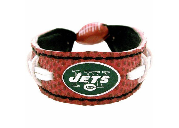 Gamewear NFL Leather Classic Wristband - Jets-LICENSED NOVELTIES-JadeMoghul Inc.