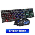 Gaming keyboard Wired Gaming Mouse Kit 104 Keycaps With RGB Backlight Russian keyboard Gamer Ergonomic Silent Mause For Laptop JadeMoghul Inc. 