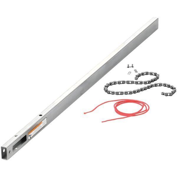 Garage Door Opener Extension Kit for 5-Piece Chain-Drive Tube Rails-Door Hardware & Accessories-JadeMoghul Inc.