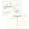 Garden "Well Wishing" Postcards Bluebell (Pack of 1)-Weddingstar-Lemon Yellow-JadeMoghul Inc.