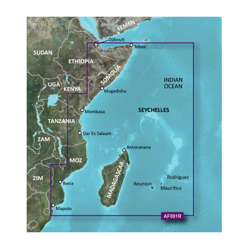 Garmin BlueChart g2 HD - HXAF001R - Eastern Africa - microSD-SD [010-C0747-20]-Garmin BlueChart Foreign-JadeMoghul Inc.
