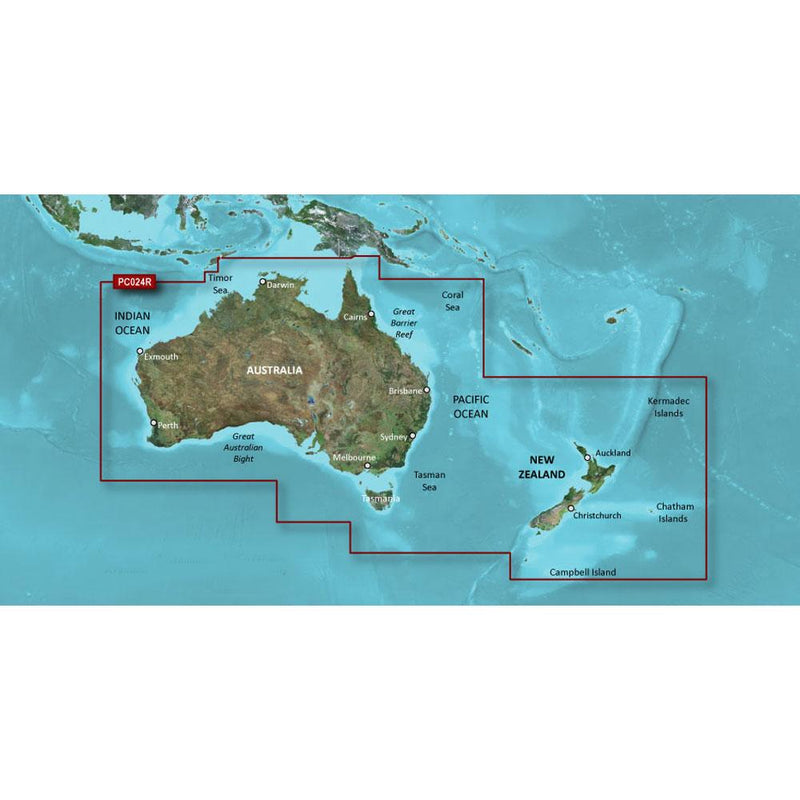 Garmin BlueChart g2 HD - HXPC024R - Australia & New Zealand - microSD-SD [010-C1020-20]-Garmin BlueChart Foreign-JadeMoghul Inc.