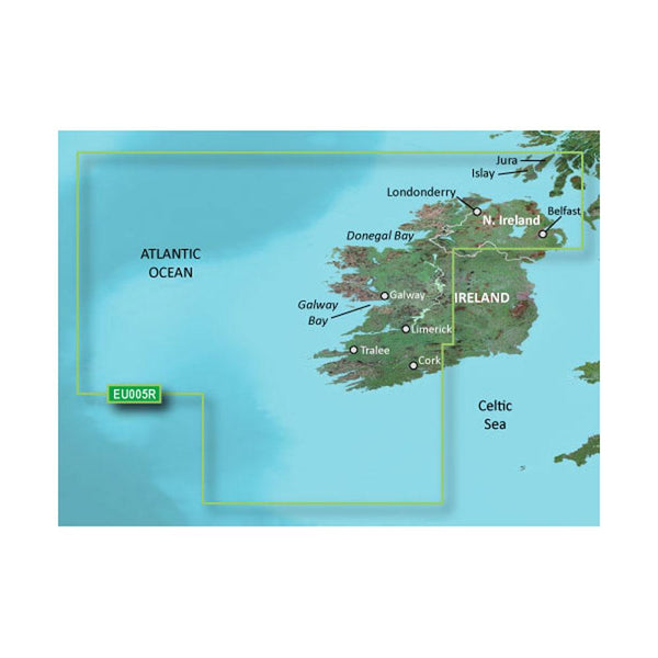 Garmin BlueChart g3 HD - HEU005R - Ireland, West Coast - microSD-SD [010-C0764-20]-Garmin BlueChart Foreign-JadeMoghul Inc.