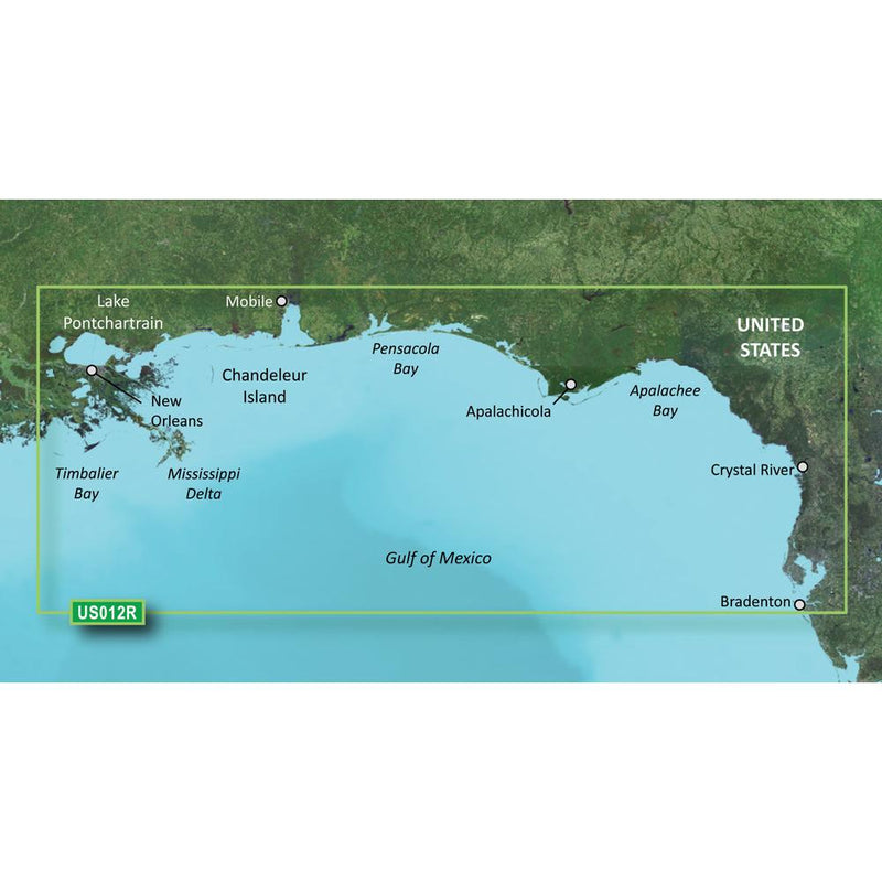 Garmin BlueChart g3 Vision HD - VUS012R - Tampa - New Orleans - microSD-SD [010-C0713-00]-Garmin BlueChart Vision-JadeMoghul Inc.