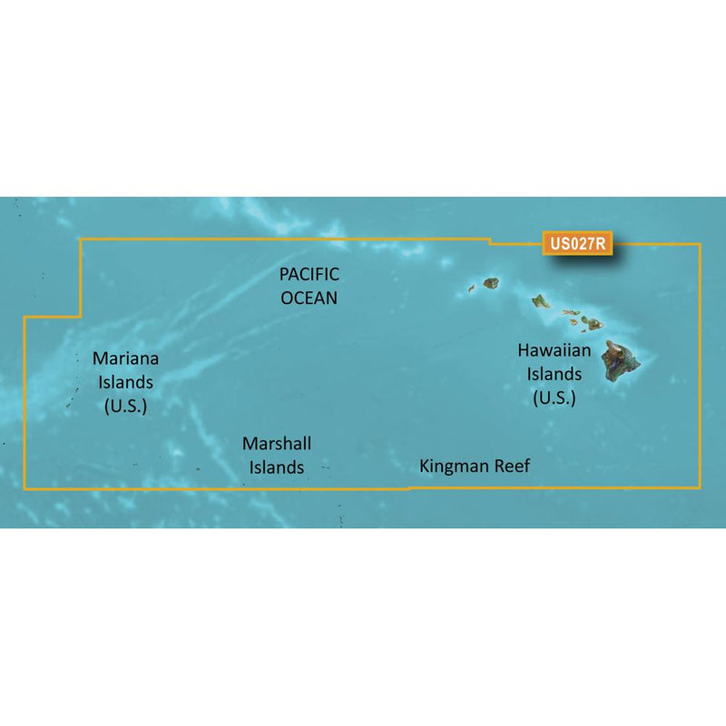 Garmin BlueChart g3 Vision HD - VUS027R - Hawaiian Islands - Mariana Islands - microSD-SD [010-C0728-00]-Garmin BlueChart Vision-JadeMoghul Inc.