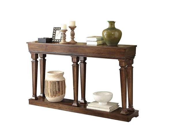 Garrison Console Table, Oak Brown-Console Tables-Oak Brown-Wood MDF-JadeMoghul Inc.