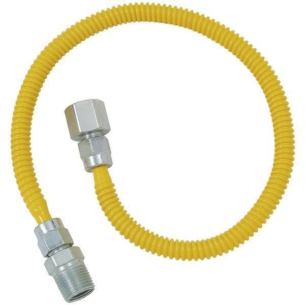 Gas Dryer & Water Heater Flex-Line (1/2" OD x 60" (1/2" FIP x 1/2" MIP)-Dryer Connection & Accessories-JadeMoghul Inc.