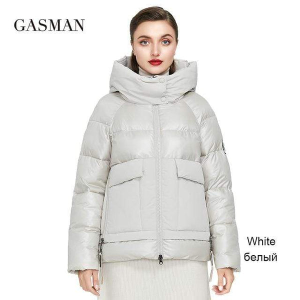 GASMAN Brand autumn winter fashion Women parka down jacket hooded patchwork thick coat Female warm clothes puffer jacket new 001 JadeMoghul Inc. 