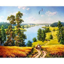 GATYZTORY DIY Paint By Numbers For Adults Children  HandPainted Oil Painting Landscape Picture Paint Home Decoration Custom Gift AExp