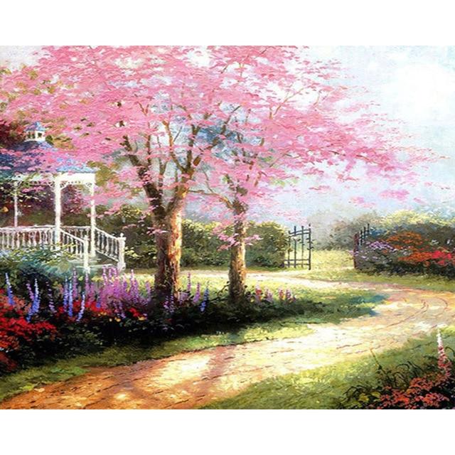 GATYZTORY Paint By Numbers For Adults Children DIY HandPainted Oil Painting Landscape Picture Paint Home Decoration Custom Photo AExp