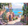 GATYZTORY Paint By Numbers For Adults Children DIY HandPainted Oil Painting Town Landscape Picture Paint Home Decoration AExp