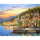 GATYZTORY Paint By Numbers For Adults Children DIY HandPainted Oil Painting Town Landscape Picture Paint Home Decoration AExp