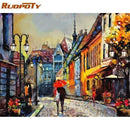 GATYZTORY Paint By Numbers For Adults Children HandPainted Street Scenic Oil Painting Home Decor Acrylic Painting AExp