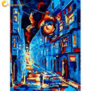 GATYZTORY Paint By Numbers For Adults Children HandPainted Street Scenic Oil Painting Home Decor Acrylic Painting AExp
