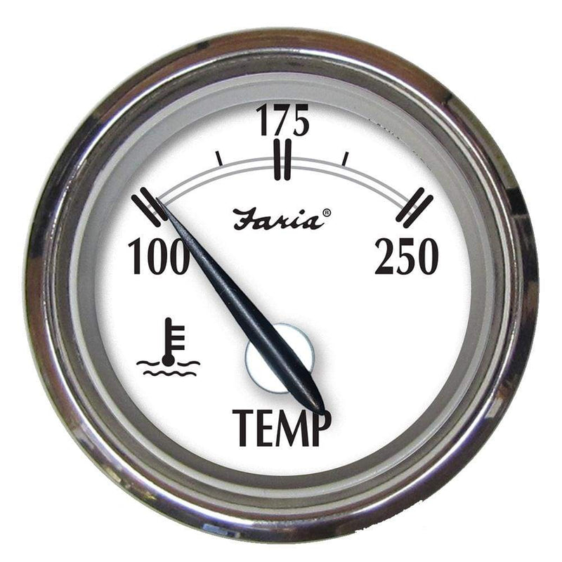 Gauges Faria Newport SS 2" Water Temperature Gauge - 100 to 250 F [25002] Faria Beede Instruments