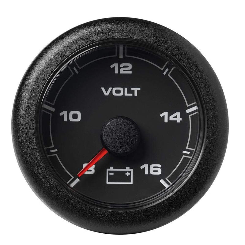 Gauges VDO Marine 2-1/16" (52mm) OceanLink Battery Voltage Gauge - 8 to 16 V - Black Dial  Bezel [A2C1066100001] VDO Marine