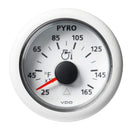 Gauges VDO Marine 2-1/16" (52MM) ViewLine Pyrometer - 1650F/900C - 8 to 32V - White Dial  Bezel [A2C59512335] VDO Marine