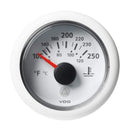 Gauges VDO Marine 2-1/16" (52mm) ViewLine Temperature Gauge 120C/250F - 8-32V - White Dial  Bezel [A2C59514241] VDO Marine