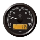 Gauges VDO Marine 3-3/8" (85 mm) ViewLine Speedometer - 0 to 120 KMH - 12/24V - Black Dial  Triangular Bezel [A2C59512369] VDO Marine