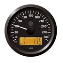 Gauges VDO Marine 3-3/8" (85 mm) ViewLine Speedometer - 0 to 300 KMH - 12/24V - Black Dial  Triangular Bezel [A2C59512371] VDO Marine