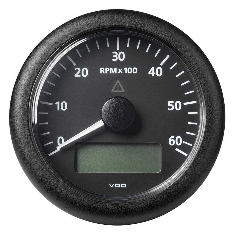 Gauges VDO Marine 3-3/8" (85MM) ViewLine Tachometer w/Multi-Function Display - 0 to 6000 RPM - Black Dial  Bezel [A2C59512393] VDO Marine