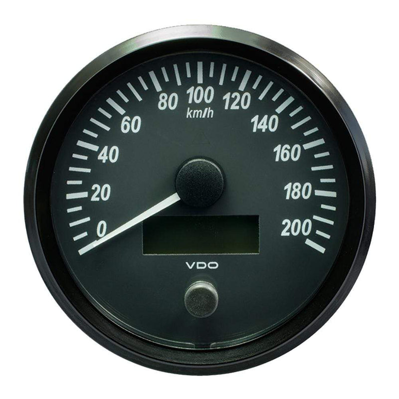 Gauges VDO SingleViu 100mm (4") Speedometer - 200 KM/H [A2C3832840030] VDO