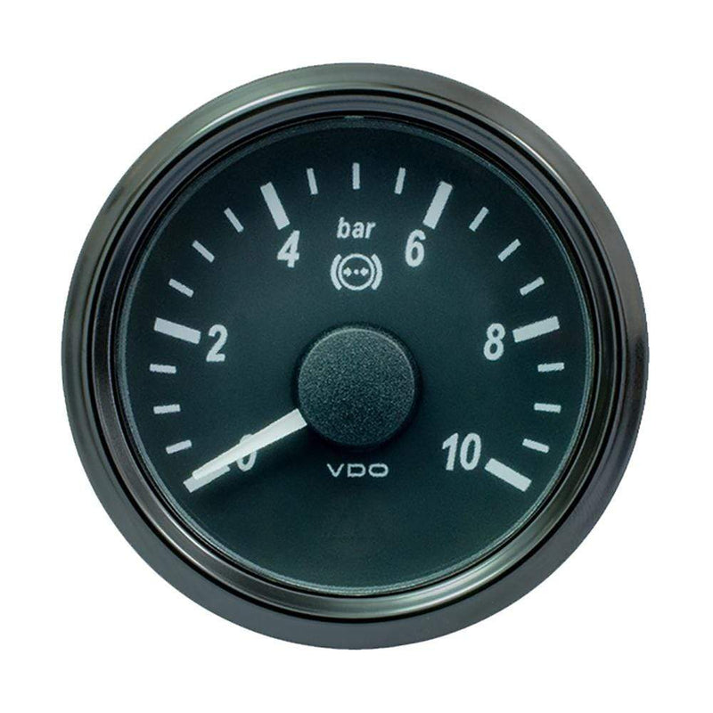 Gauges VDO SingleViu 52mm (2-1/16") Brake Pressure Gauge - 15 Bar - 0-180 Ohm [A2C3833450030] VDO