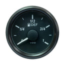 Gauges VDO SingleViu 52mm (2-1/16") DEF Level Gauge - 3-180 Ohm [A2C3833550030] VDO