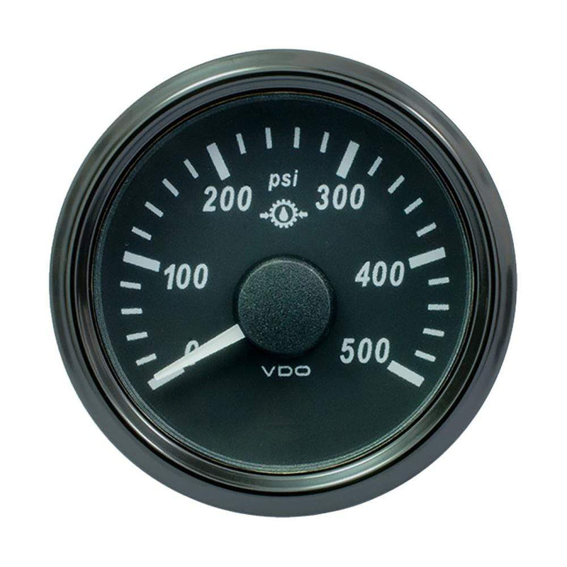 Gauges VDO SingleViu 52mm (2-1/16") Gear Pressure Gauge - 500 PSI - 0-4.5V [A2C3832740030] VDO