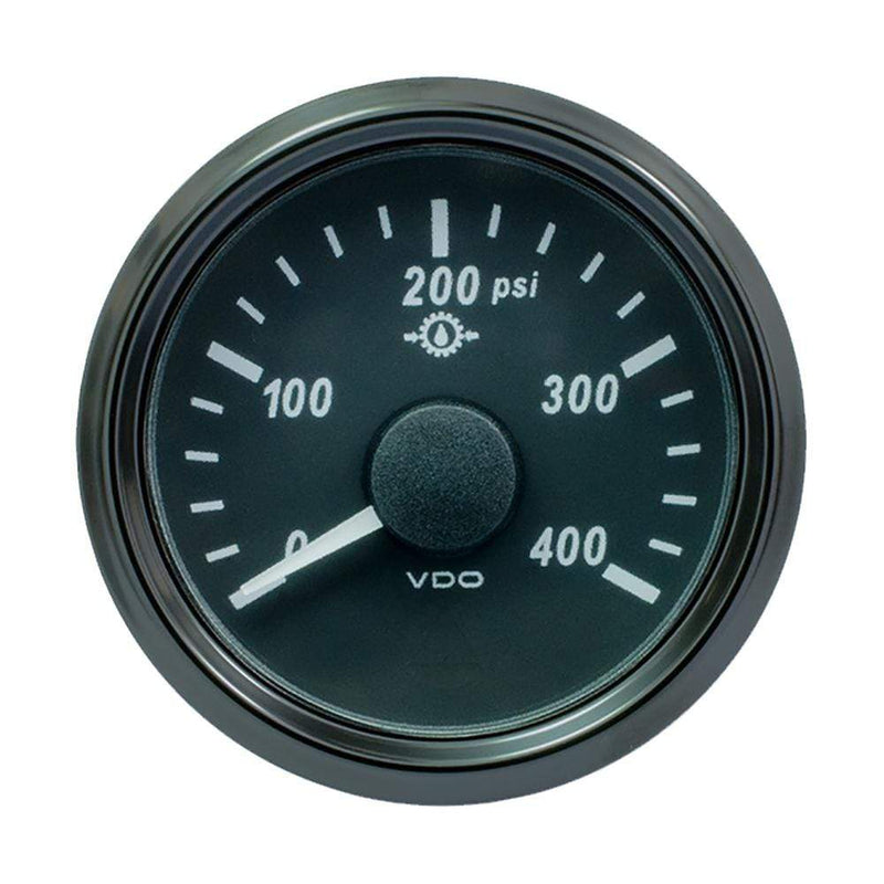 Gauges VDO SingleViu 52mm (2-1/16") Oil Pressure Gauge - 400 PSI - 0-180 Ohm [A2C3833500030] VDO