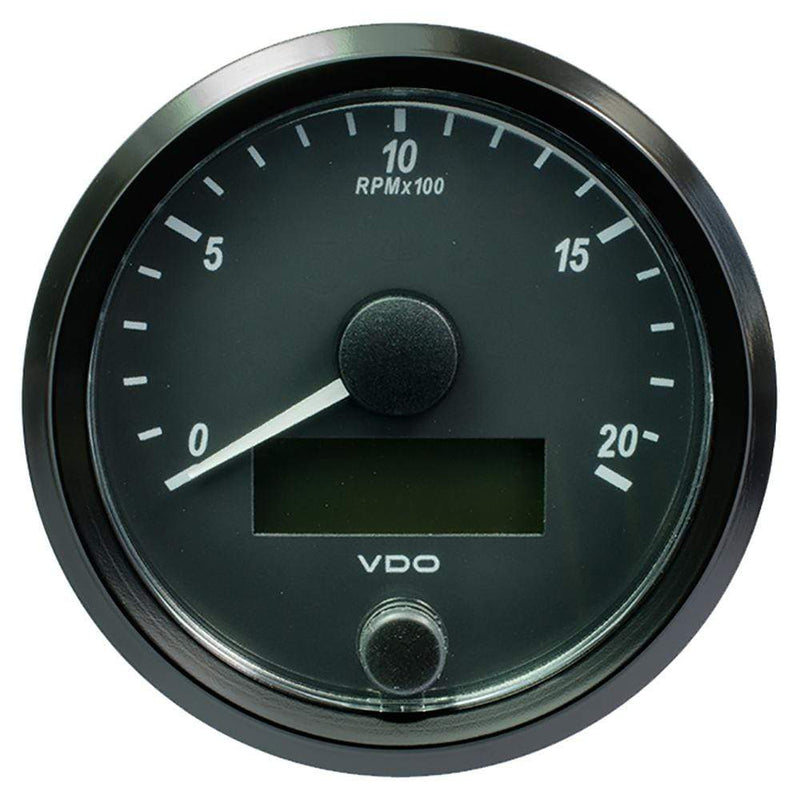 Gauges VDO SingleViu 80mm (3-1/8") Tachometer - 2000 RPM [A2C3832960030] VDO