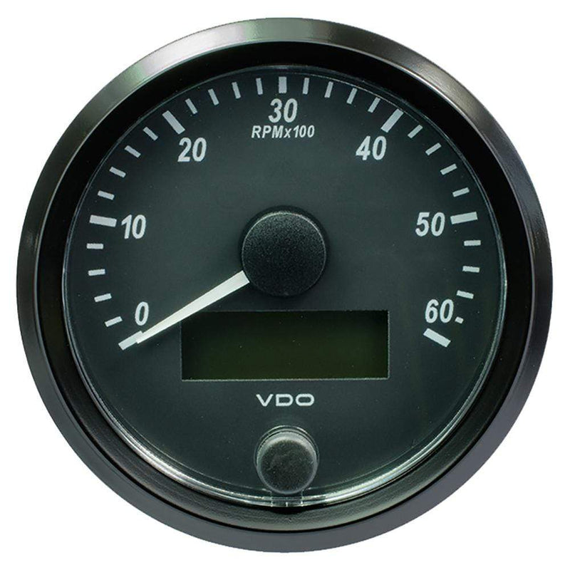 Gauges VDO SingleViu 80mm (3-1/8") Tachometer - 6,000 RPM [A2C3833010030] VDO