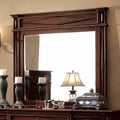 Gayle Transitional Style Storage Mirror, Cherry-Wall Mirrors-Cherry-Solid Wood & Wood Veneer-JadeMoghul Inc.