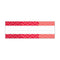 Ombre Poppy Red Herringbone Name Plates - Paint-General-JadeMoghul Inc.