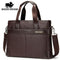 Genuine Leather Briefcase / 14" Laptop Handbag / Business Crossbody Bag-2195-China-JadeMoghul Inc.