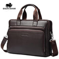 Genuine Leather Briefcase / 14" Laptop Handbag / Business Crossbody Bag-2333 1-China-JadeMoghul Inc.