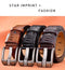 Genuine Leather Luxury Pin Buckle Belt