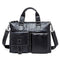 Genuine Leather Men Briefcases / Computer Laptop Business Bag-260black-white-China-JadeMoghul Inc.