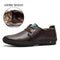 Genuine Leather Men casual shoes - Breathable Soft Driving Men's Loafers-winter brown-6.5-JadeMoghul Inc.