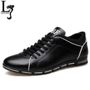 Genuine Leather Men Shoes / High Quality Casual Shoes-Red-11-JadeMoghul Inc.