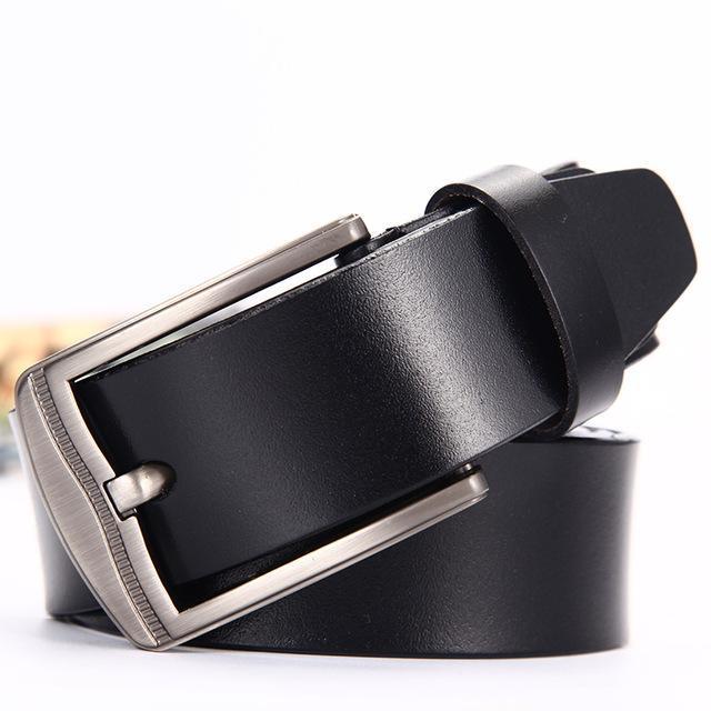 Genuine leather strap designer belts men high quality leather belt men belts cummerbunds luxury brand men belt-nz315-black-105cm 29to31 inch-JadeMoghul Inc.