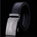 Genuine Luxury Leather Men Belt / Metal Automatic Buckle-C-110cm-JadeMoghul Inc.